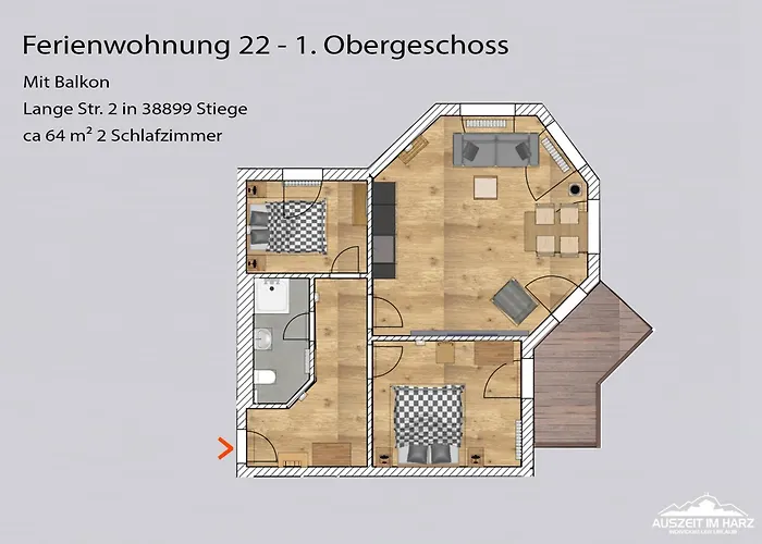 Auszeit-Im-Harz Haus 5 Wohnung 22